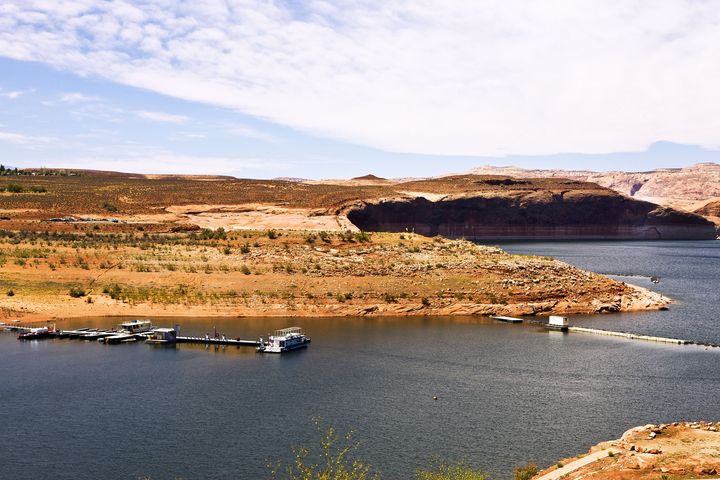 Antelope Point Marina at Lake Powell, AZ.