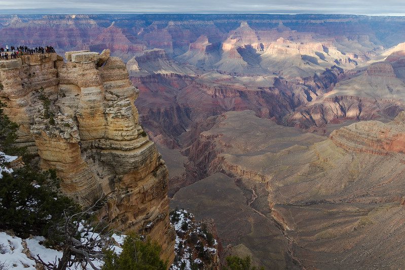 Grand Canyon Rim To Rim Trail. South Rim.