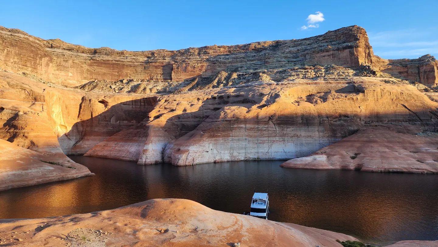 Lake Powell marina in AZ.