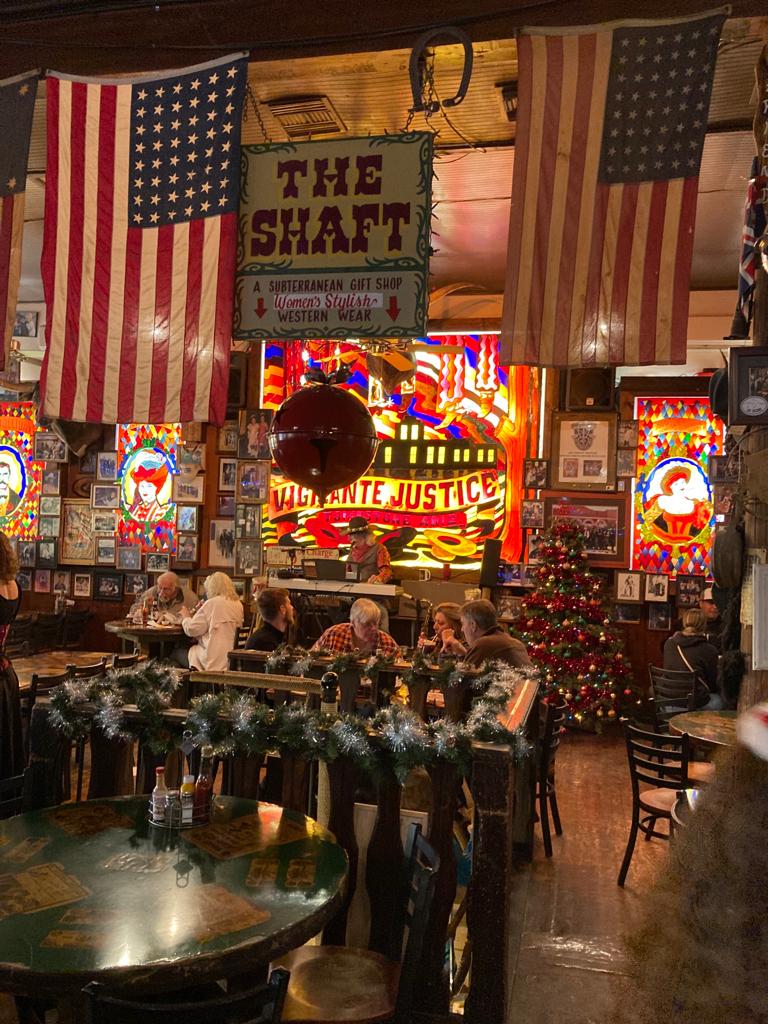 Inside Big Nose Kate's Saloon in Tombstone, AZ