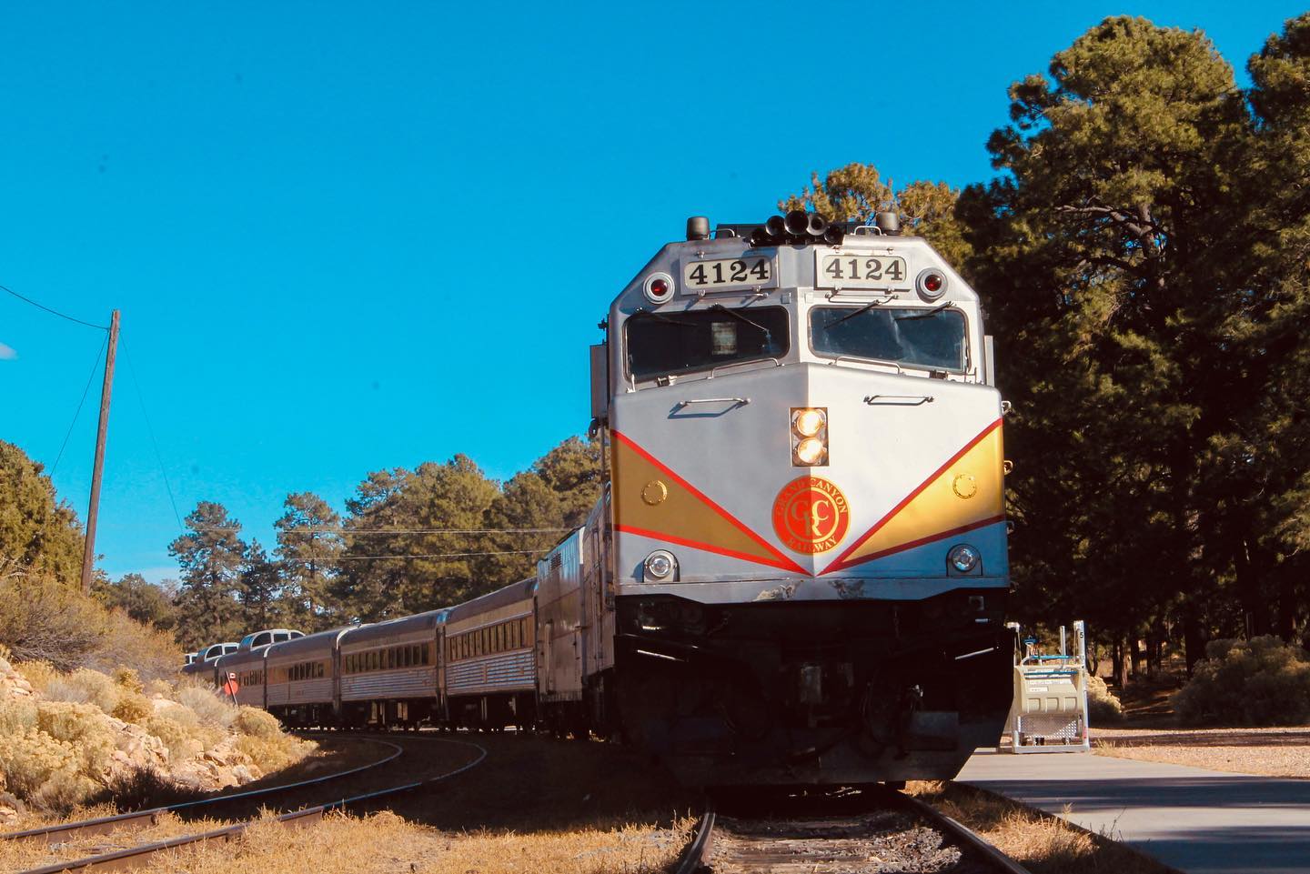 Train on the Grand Canyon Railway