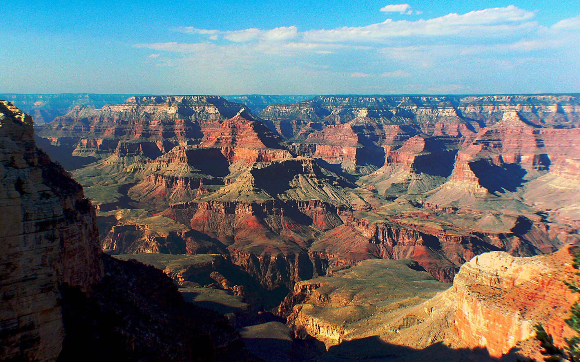 Sky shot of the Canyon