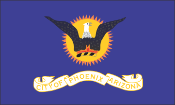 The original city of Phoenix Flag (1921-1990)