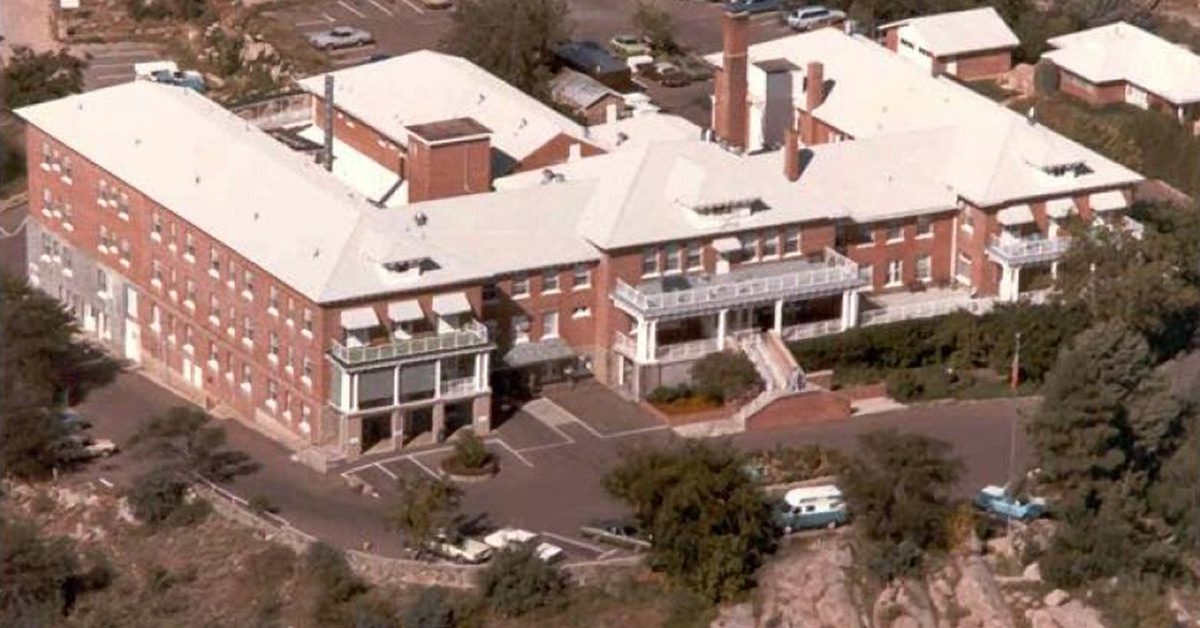 Aerial image of the Pioneer's Home in Prescott, AZ