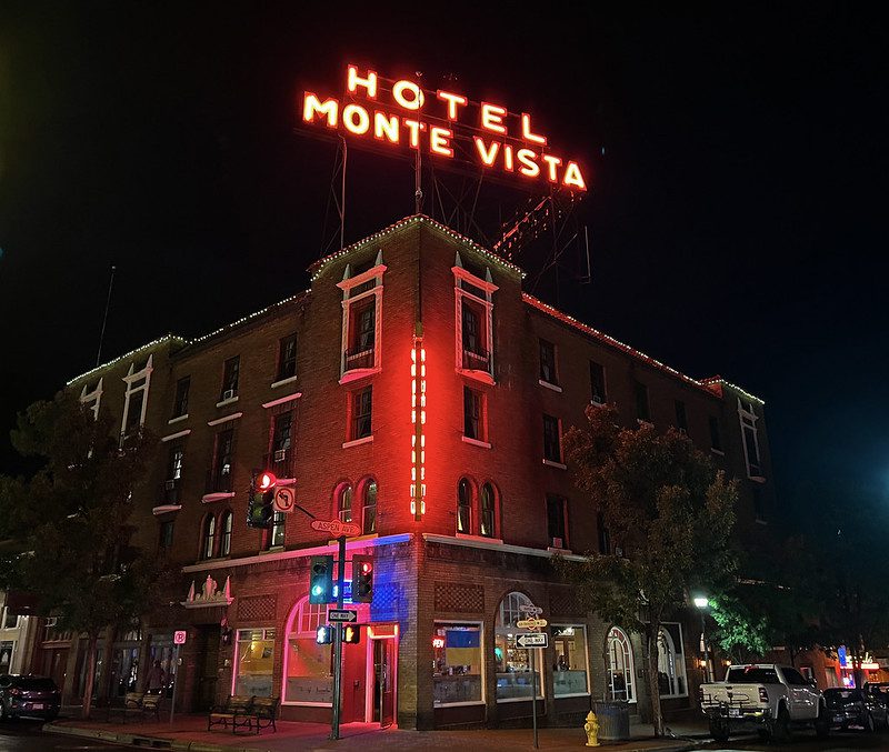 The Hotel Monte Vista in Flagstaff