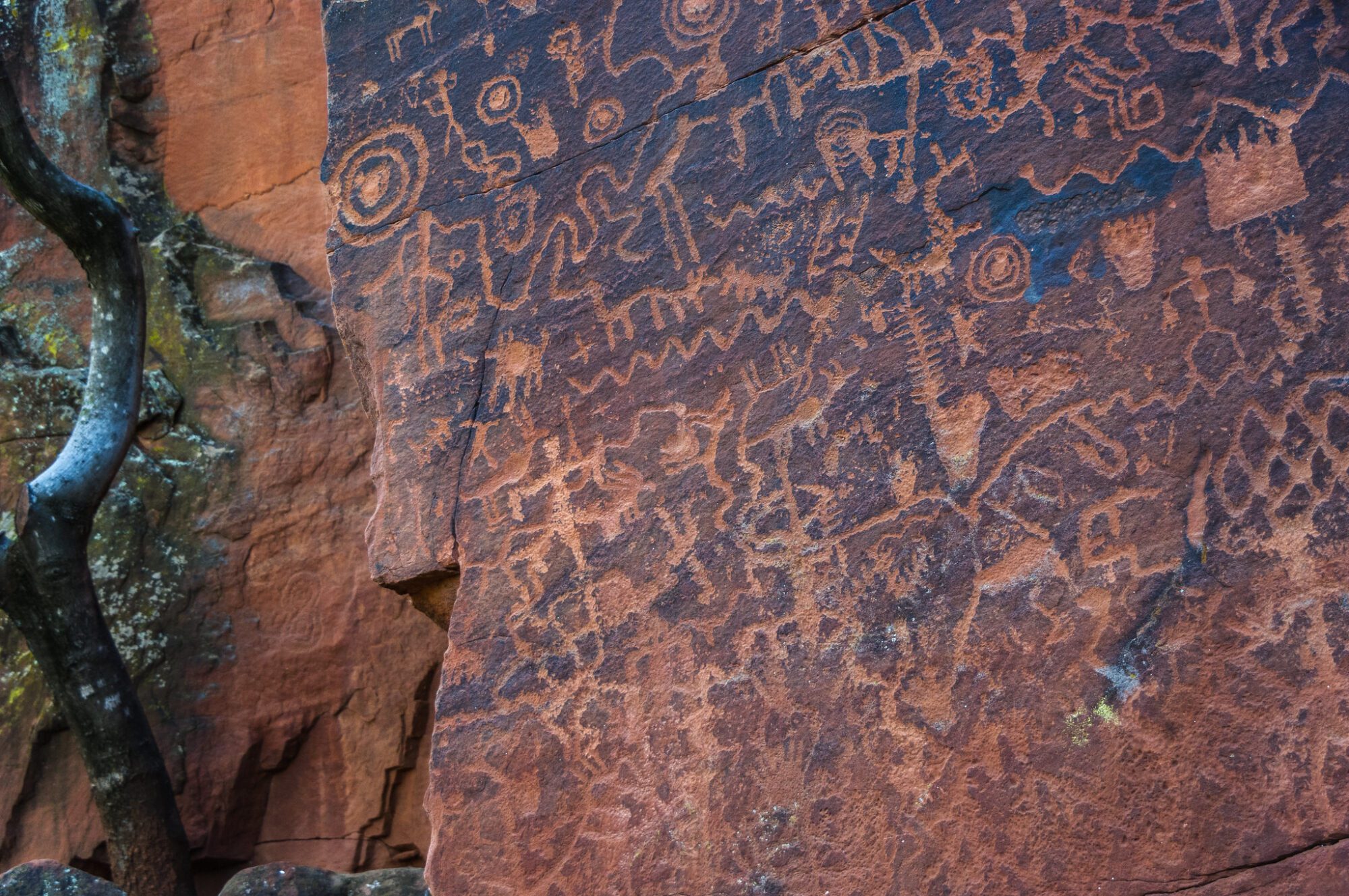 An image of the The V-Bar-V Heritage Site near Sedona, Arizona.